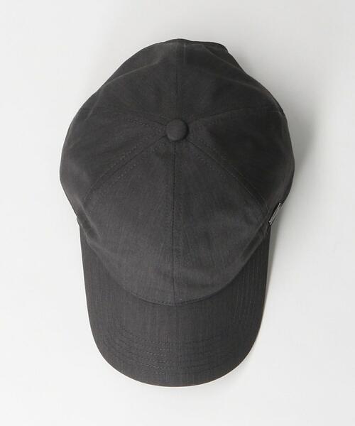 green label relaxing（グリーンレーベルリラクシング）の「GLR TR ツイル ロゴ キャップ（キャップ・メンズ・ベージュ/ダークグレー/ブラック・FREE）」の7枚目の写真