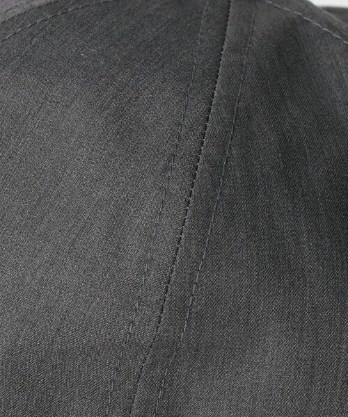 green label relaxing（グリーンレーベルリラクシング）の「GLR TR ツイル ロゴ キャップ（キャップ・メンズ・ベージュ/ダークグレー/ブラック・FREE）」の12枚目の写真