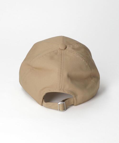 green label relaxing（グリーンレーベルリラクシング）の「GLR TR ツイル ロゴ キャップ（キャップ・メンズ・ベージュ/ダークグレー/ブラック・FREE）」の8枚目の写真