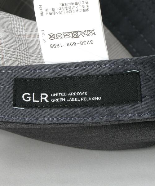 green label relaxing（グリーンレーベルリラクシング）の「GLR TR ツイル ロゴ キャップ（キャップ・メンズ・ベージュ/ダークグレー/ブラック・FREE）」の4枚目の写真