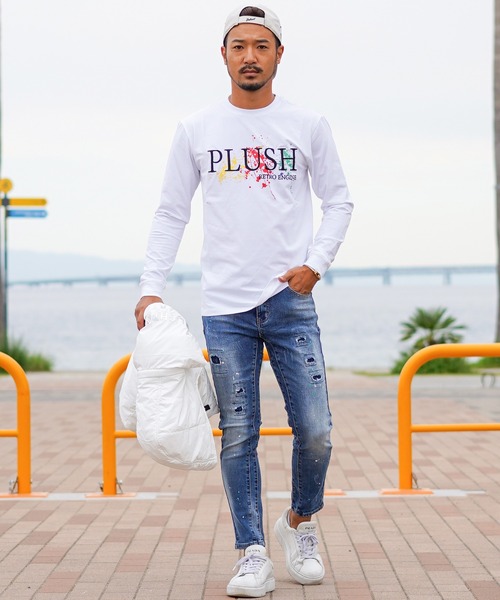 白髪 　adamsJUGGLER シックスホイルロングティー（Tシャツ/カットソー