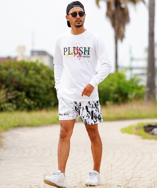 adamsJUGGLER（アダムスジャグラー）の「ペインティングプラッシュロングティー（Tシャツ/カットソー・メンズ・ブラック/ホワイト・XL/L/M/S）」の8枚目の写真