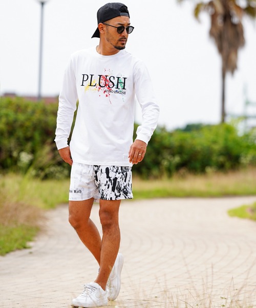 adamsJUGGLER（アダムスジャグラー）の「ペインティングプラッシュロングティー（Tシャツ/カットソー・メンズ・ブラック/ホワイト・XL/L/M/S）」の13枚目の写真