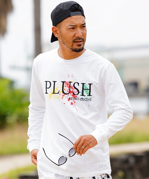 adamsJUGGLER（アダムスジャグラー）の「ペインティングプラッシュロングティー（Tシャツ/カットソー・メンズ・ブラック/ホワイト・XL/L/M/S）」の16枚目の写真