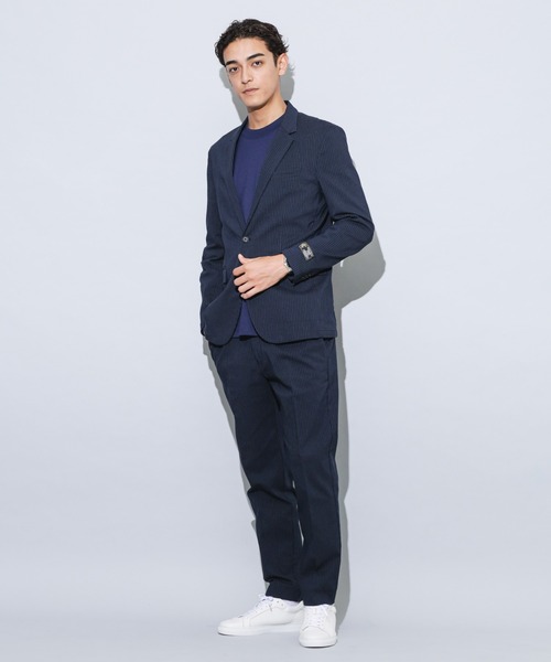 NANO universe（ナノユニバース）の「｢Damerino｣ダメリーノレザースニーカー×BMZソール（スニーカー・メンズ・ホワイト/ブラック・26/27/28）」の6枚目の写真