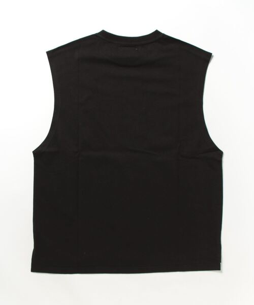 SPINNS(スピンズ)の「【SPINNS】ノースリーブTシャツ ビンテージデザインロゴ バイク(タンクトップ・メンズ・ブラック/チャコール・ONESIZE)」の3枚目の写真