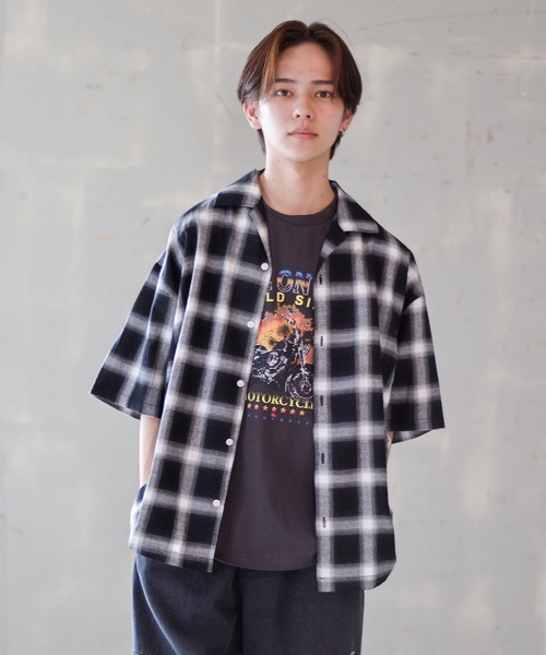 SPINNS(スピンズ)の「【SPINNS】ノースリーブTシャツ ビンテージデザインロゴ バイク(タンクトップ・メンズ・ブラック/チャコール・ONESIZE)」の12枚目の写真