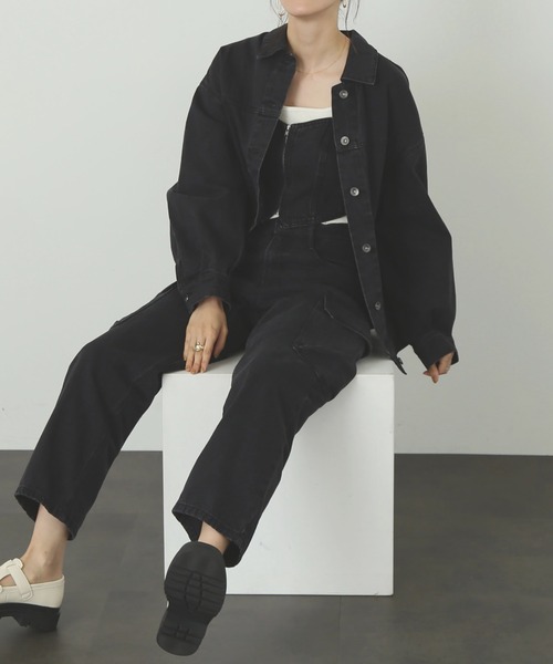 FREE'S MART(フリーズマート)の「【Sシリーズ対応】◆カーゴデニム(デニムパンツ・レディース・ブラック系その他/インディゴブルー・X-SMALL/SMALL/MEDIUM)」の16枚目の写真