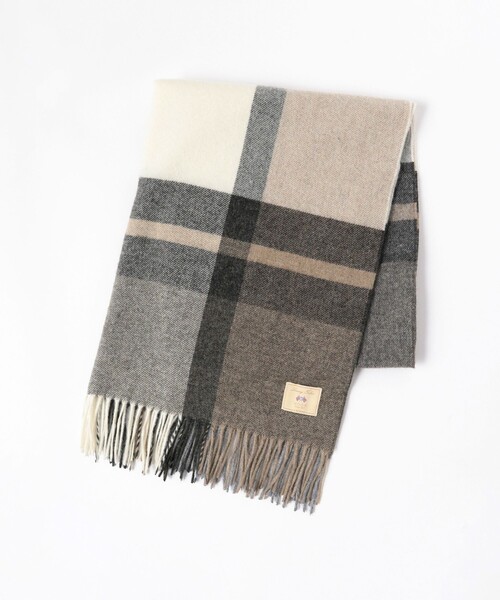 Ray BEAMS（レイビームス）の「Ray BEAMS / MOON チェック ストール（マフラー・レディース・グレー/ブラウン系その他3/オフホワイト・ONE SIZE）」の22枚目の写真