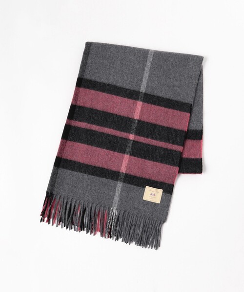 Ray BEAMS（レイビームス）の「Ray BEAMS / MOON チェック ストール（マフラー・レディース・グレー/ブラウン系その他3/オフホワイト・ONE SIZE）」の19枚目の写真