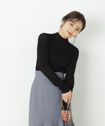 PROPORTION BODY DRESSING | シアーリブニット / 1213270907(ニット/セーター)