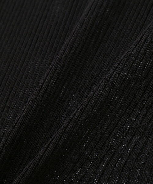 PROPORTION BODY DRESSING（プロポーションボディドレッシング）の「シアーリブニット / 1213270907（ニット/セーター・レディース・ホワイト/ブラック/ピンク・FREE）」の7枚目の写真