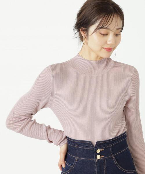 PROPORTION BODY DRESSING（プロポーションボディドレッシング）の「シアーリブニット / 1213270907（ニット/セーター・レディース・ホワイト/ブラック/ピンク・FREE）」の16枚目の写真