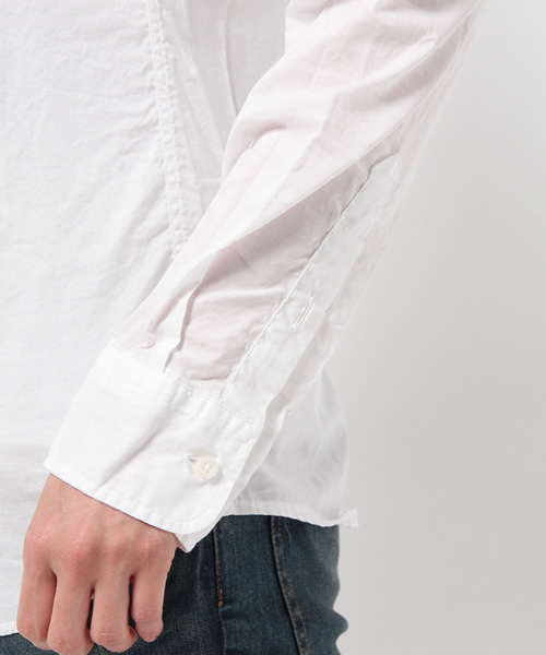 SHIPS for women（シップスフォーウィメン）の「★★GITMAN:コットンボイルシャツ（シャツ/ブラウス・レディース・ホワイト・ONE SIZE）」の2枚目の写真