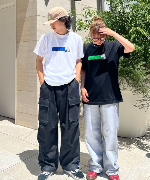 STAY GOLD(ステイゴールド)の「【STAYGOLD】イラスト バックプリント Tシャツ / Illustration Back Print T-Shirt(Tシャツ/カットソー・メンズ・ホワイト/パープル/ブラック/グリーン・L/M)」の6枚目の写真