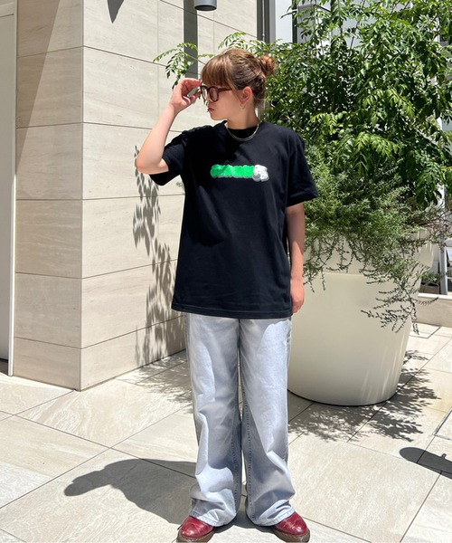 STAY GOLD(ステイゴールド)の「【STAYGOLD】イラスト バックプリント Tシャツ / Illustration Back Print T-Shirt(Tシャツ/カットソー・メンズ・ホワイト/パープル/ブラック/グリーン・L/M)」の22枚目の写真