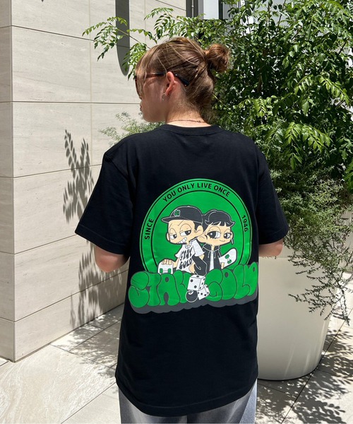 セール】【STAYGOLD】イラスト バックプリント Tシャツ