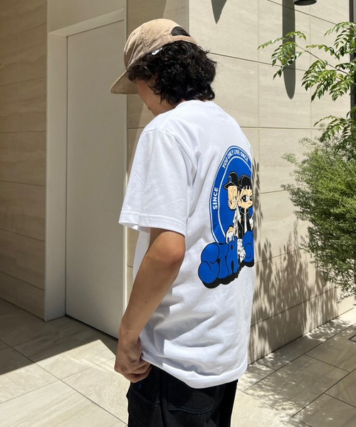 STAY GOLD(ステイゴールド)の「【STAYGOLD】イラスト バックプリント Tシャツ / Illustration Back Print T-Shirt(Tシャツ/カットソー・メンズ・ホワイト/パープル/ブラック/グリーン・L/M)」の12枚目の写真