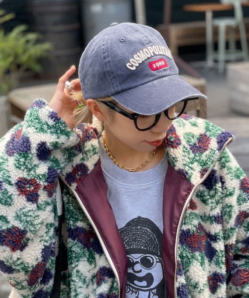 CIAOPANIC（チャオパニック）の「ピグメントロゴ刺繍キャップ（キャップ・レディース・ネイビー/ブラック・FREE）」の7枚目の写真