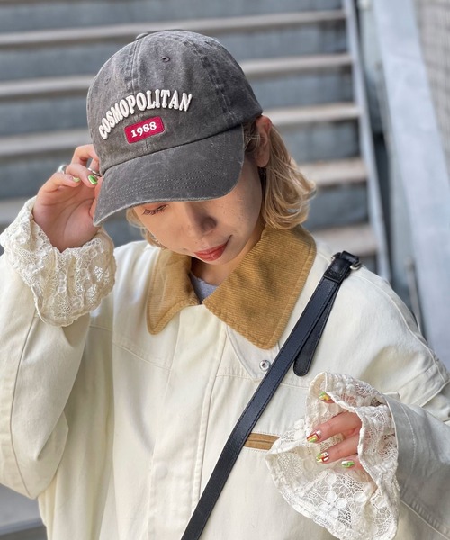 CIAOPANIC（チャオパニック）の「ピグメントロゴ刺繍キャップ（キャップ・レディース・ネイビー/ブラック・FREE）」の17枚目の写真