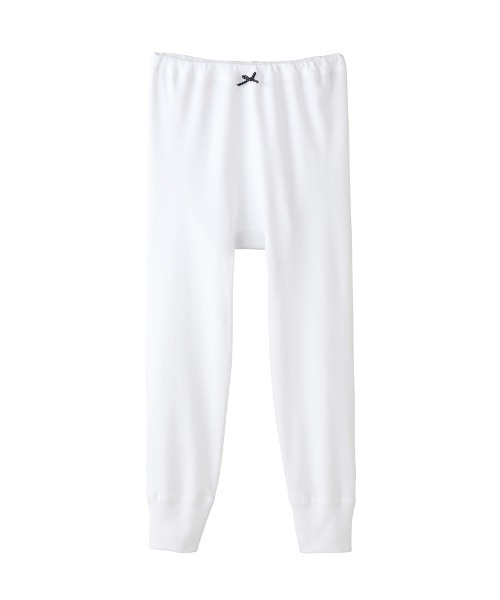 こどもグンゼ(コドモグンゼ)の「こどもグンゼ 女の子 タイツ 抗菌防臭 部屋干し対応 2枚組(その他アンダーウェア/インナー・キッズ・ホワイト・110/160/140/150/120/100/130)」の1枚目の写真