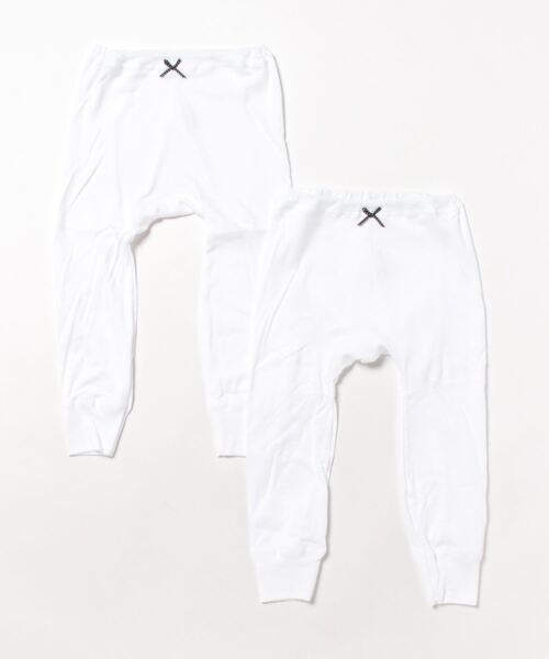 こどもグンゼ(コドモグンゼ)の「こどもグンゼ 女の子 タイツ 抗菌防臭 部屋干し対応 2枚組(その他アンダーウェア/インナー・キッズ・ホワイト・110/160/140/150/120/100/130)」の4枚目の写真