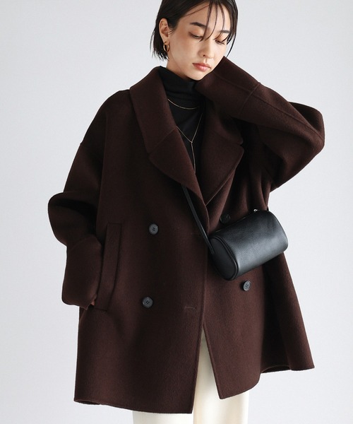LANVIN ネイビー ピーコート ウールコート 2025年最新】LANVIN COLLECTION ピーコート・ウールコートの人気