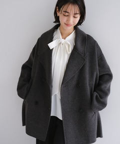 OVER SHOULDER PEAKED LAPEL COAT（テーラードジャケット）｜CLANE