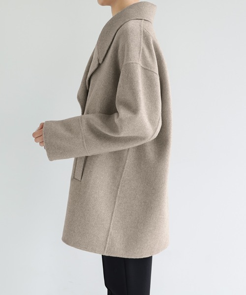 evernavy ウールリバーPコート　チャコールグレー　お取り置き中 楽天市場】evernavy エバーネイビー リバー ピーコート