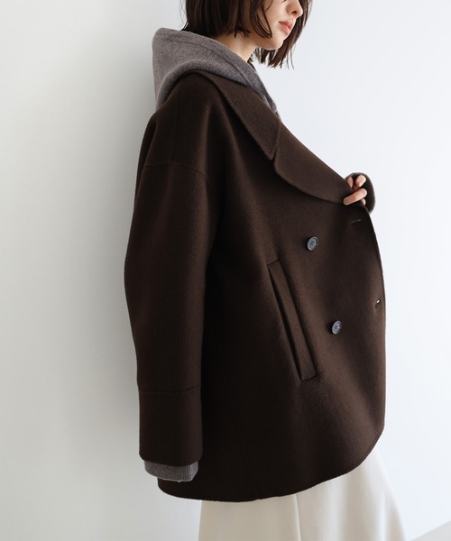 セール】【新色追加】ウールリバーPコート（ピーコート）｜evernavy