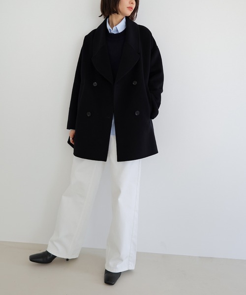 セール】【新色追加】ウールリバーPコート（ピーコート）｜evernavy