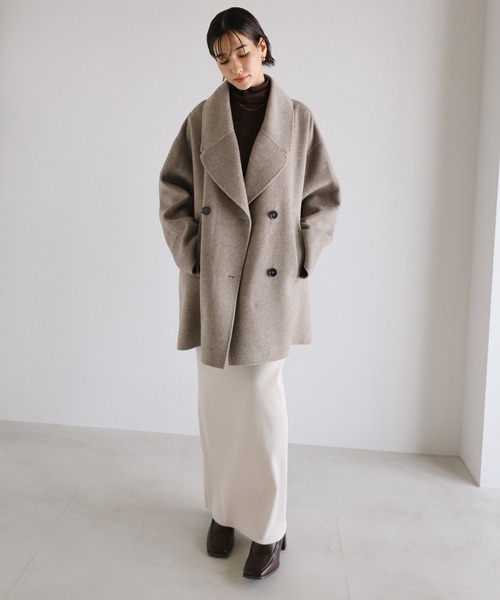 セール】【新色追加】ウールリバーPコート（ピーコート）｜evernavy