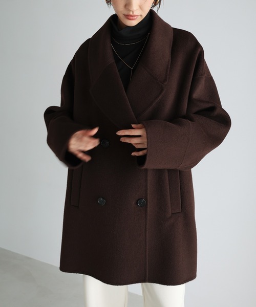 セール】【新色追加】ウールリバーPコート（ピーコート）｜evernavy