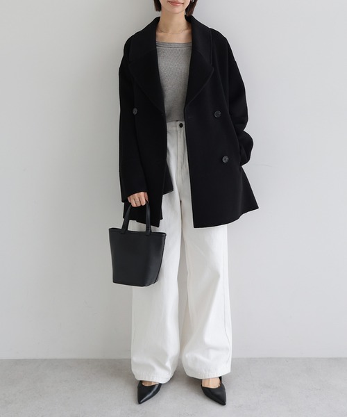 セール】【新色追加】ウールリバーPコート（ピーコート）｜evernavy