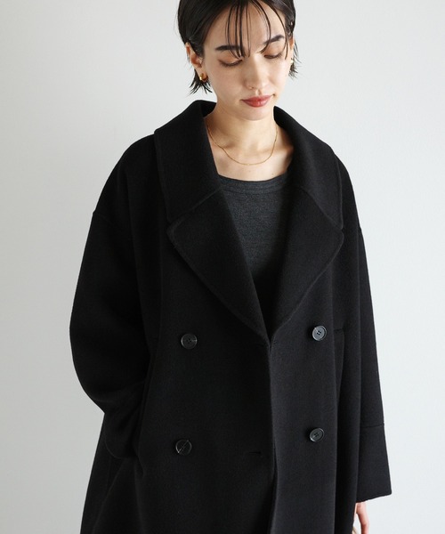 【evernavy】ウールリバーPコートMサイズ(試着のみ) evernavy】ウールリバーPコートMサイズ(試着のみ) （evernavy (エバー