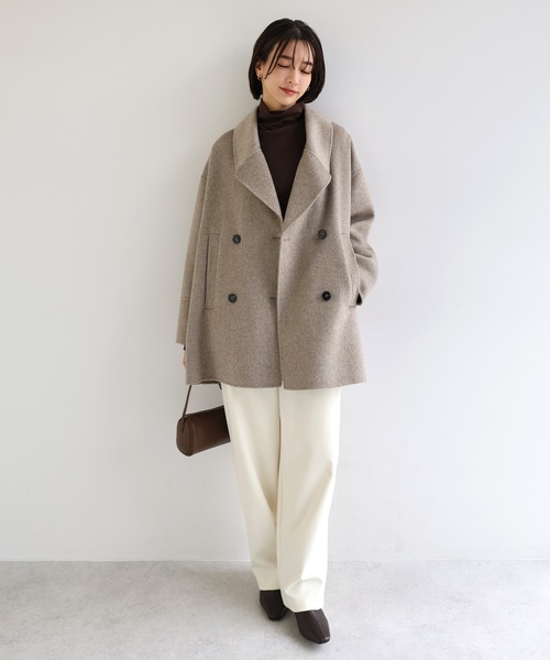 セール】【新色追加】ウールリバーPコート（ピーコート）｜evernavy