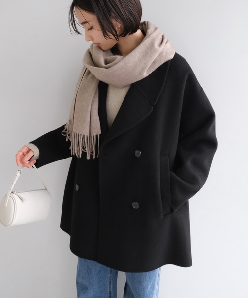 セール】【新色追加】ウールリバーPコート（ピーコート）｜evernavy