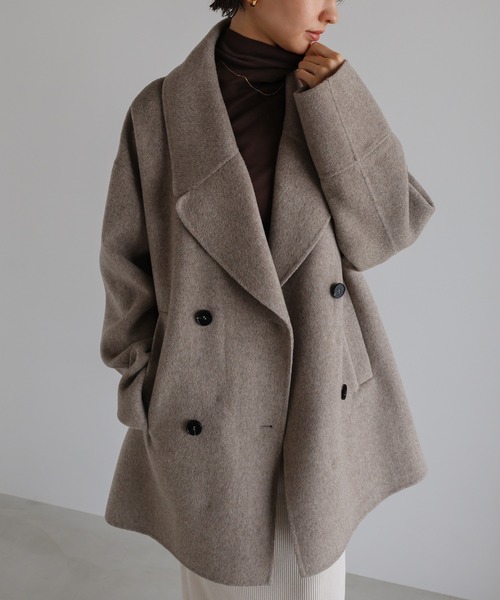 セール】【新色追加】ウールリバーPコート（ピーコート）｜evernavy