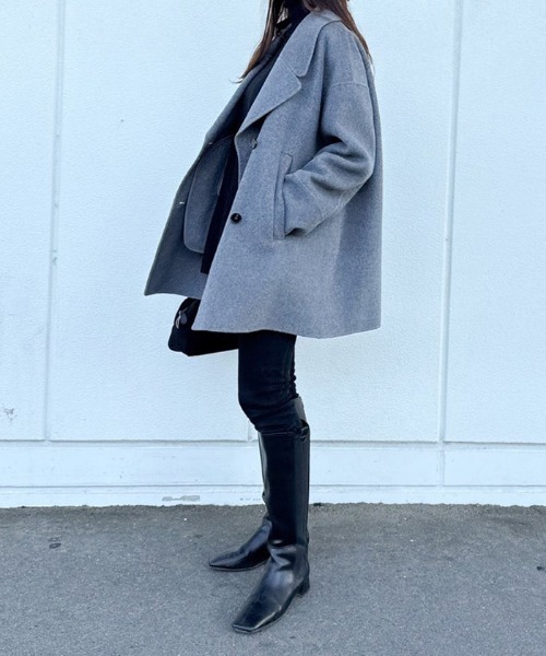 evernavy（エバーネイビー）の「【新色追加】ウールリバーPコート