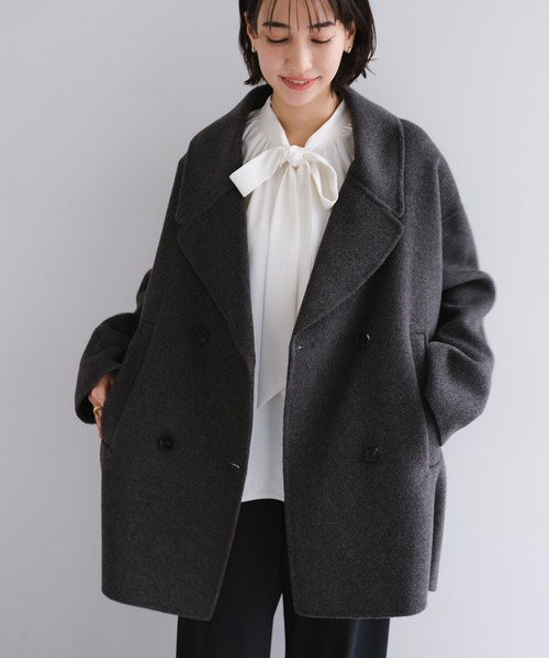 セール】【新色追加】ウールリバーPコート（ピーコート）｜evernavy