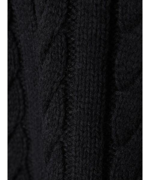 CRAFT STANDARD BOUTIQUE（クラフトスタンダードブティック）の「【男女兼用】パッチワークJQチルデンニット（ニット/セーター・レディース・ダークネイビー/杢グレー/アイボリー・L/M/XL）」の9枚目の写真