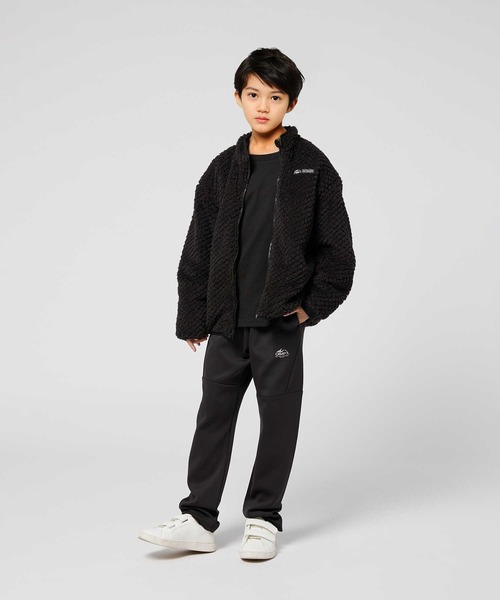 CAMP7（キャンプセブン）の「【CAMP7】「EAZYP」リバーシブルスタンドボアジャケット（ブルゾン・キッズ・ブラック/オフホワイト・140/120/150/130/160/110）」の12枚目の写真