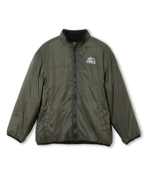 CAMP7（キャンプセブン）の「【CAMP7】「EAZYP」リバーシブルスタンドボアジャケット（ブルゾン・キッズ・ブラック/オフホワイト・140/120/150/130/160/110）」の22枚目の写真