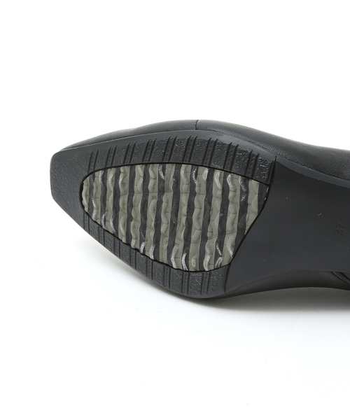 PICHE ABAHOUSE（ピシェ アバハウス）の「【最高ブーツ/ 5cmヒール】ストレッチショートブーツ（ブーツ・レディース・ブラック/ライトグレー・36/37/35/38/39）」の16枚目の写真