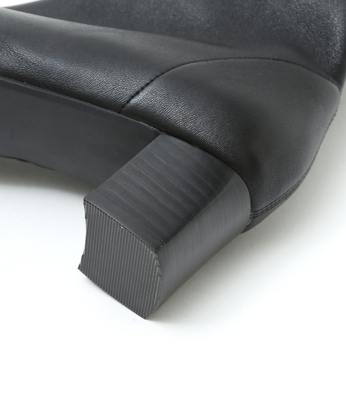 PICHE ABAHOUSE（ピシェ アバハウス）の「【最高ブーツ/ 5cmヒール】ストレッチショートブーツ（ブーツ・レディース・ブラック/ライトグレー・36/37/35/38/39）」の17枚目の写真