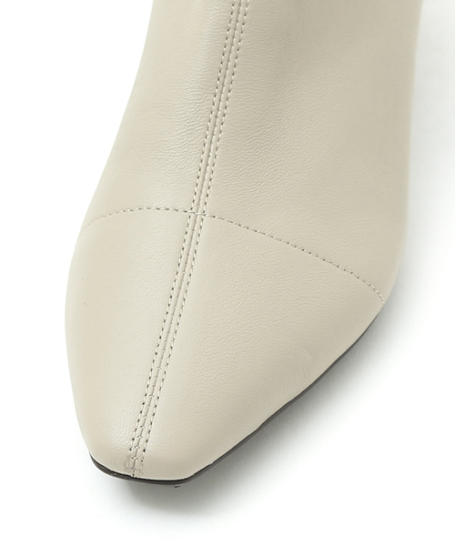 PICHE ABAHOUSE（ピシェ アバハウス）の「【最高ブーツ/ 5cmヒール】ストレッチショートブーツ（ブーツ・レディース・ブラック/ライトグレー・36/37/35/38/39）」の19枚目の写真