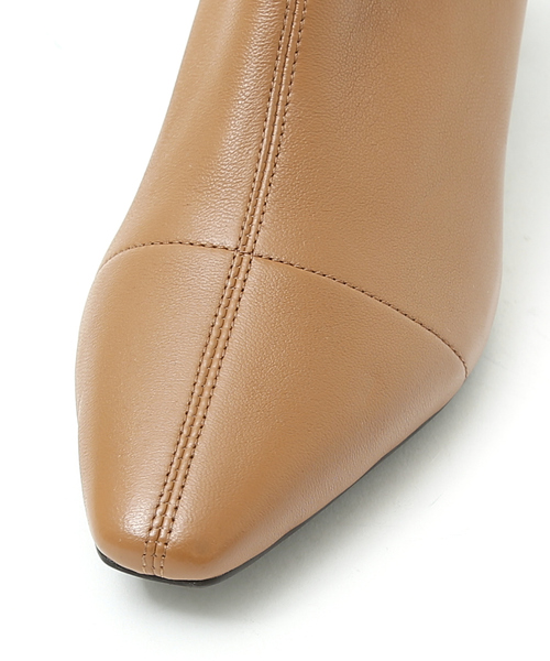 PICHE ABAHOUSE（ピシェ アバハウス）の「【最高ブーツ/ 5cmヒール】ストレッチショートブーツ（ブーツ・レディース・ブラック/ライトグレー・36/37/35/38/39）」の20枚目の写真