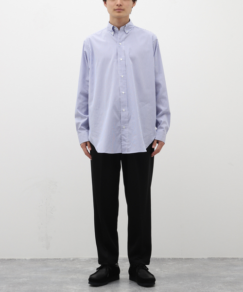 FARAH(ファーラー)の「【FARAH / ファーラー】Two Tuck Wide Tapered Pants(スラックス・メンズ・ブラック・30/32/34)」の2枚目の写真