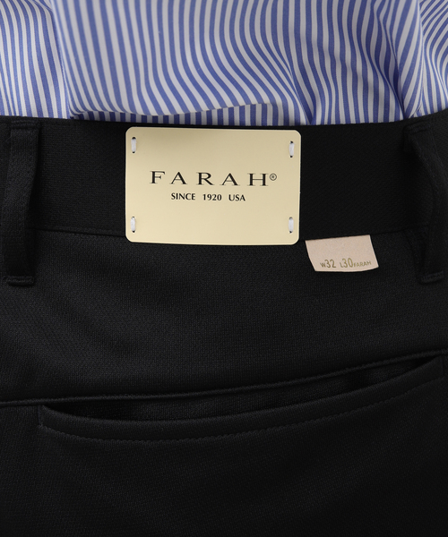 FARAH(ファーラー)の「【FARAH / ファーラー】Two Tuck Wide Tapered Pants(スラックス・メンズ・ブラック・30/32/34)」の11枚目の写真