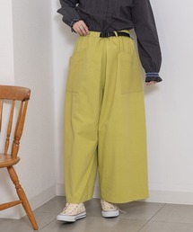 POU DOU DOU | プラバックルベルトタックパンツ(その他パンツ)